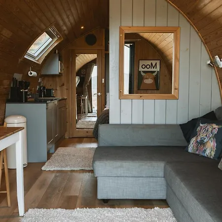 Camping The Huts At Highside Farm *